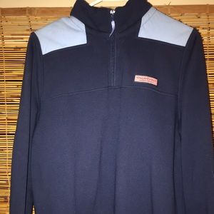 EUC Vineyard Vines pullover half zipped mock hoodie pink 🐳 💝